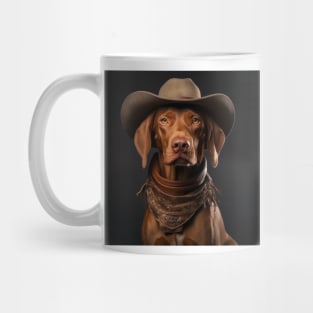 Cowboy Dog - Vizsla Mug